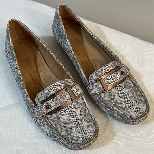 Naturalizer Snake Print Loafers